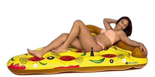 Inflatables Giant Pizza Slice Pool Float - Pump Included