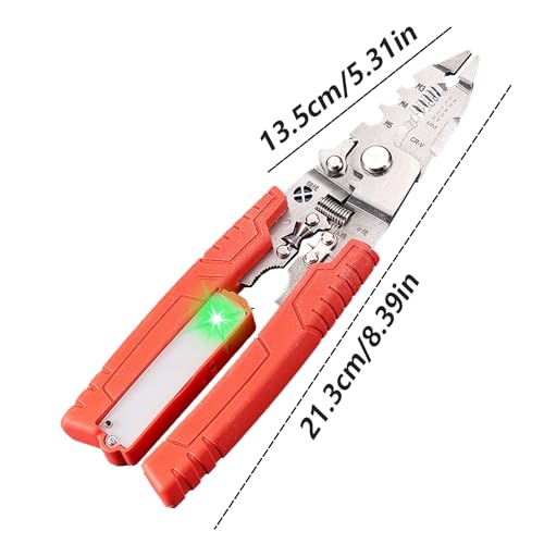 Dénudeur de câble multifonction avec testeur et sertissage