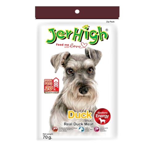 JerHigh Fully Digestible Healthy Snack & Training Treat Human Grade High Protein Chicken Stick, All Life Stages (5X 70g) (B08R8HX2DS) Amazon Price History, Amazon Price Tracker