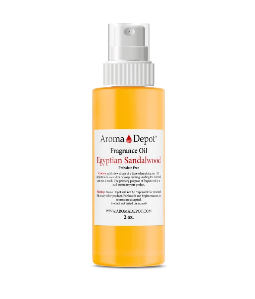 Aceite perfumado Sándalo Egipcio 2 oz spray miniatura 1
