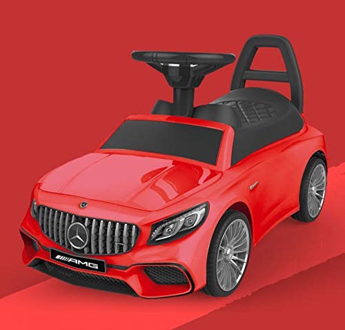 Eco Toys Rutschauto Mercedes-Benz S65 AMG mit Frontlichter & Sound Rutscher Kinderauto Rutschfahrzeug (Rot) – Bild 4