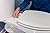 MAYFAIR 848SLOWB 000 Toilet Seat will Slow Close, Never Loosen and Easily Remove, ROUND, Durable Enameled Wood, White