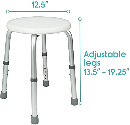 Siège de baignoire pour handicapés et tabouret de douche réglable léger