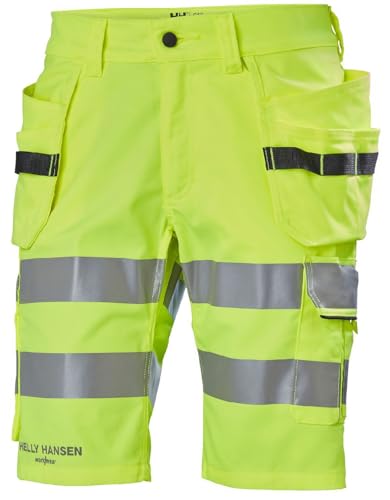 SHORT DE CHANTIER ALNA 2.0 jaune haute visibilité avec poches flottantes
