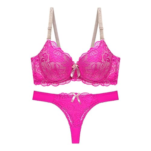 Generic BH Damen mit Bügel Atmungsaktiv Nahtlose Bralette Rücken BH Tief V Ohne Bügel Bustier Damen Push Up Sexy Klassische Bequem Stretch Bra Bügelloser Abnehmbar Damenunterwäsche