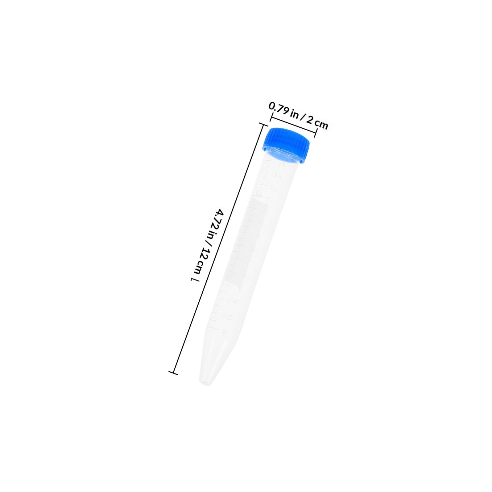 Zentrifugenröhrchen Stabiles Laborzubehör mit 2 Abnehmbaren Röhrchenständern 100 Stück aus Kunststoff 15 Ml Transparent Dicht Verschließbar für Laborproben und Mikrozentrifugen
