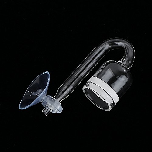 Image of CO2 Diffuser, Carbon Dioxide Glass Reactor U Shape Tube Set for Aquarium Plants Tank(CO2 Diffuser Set)