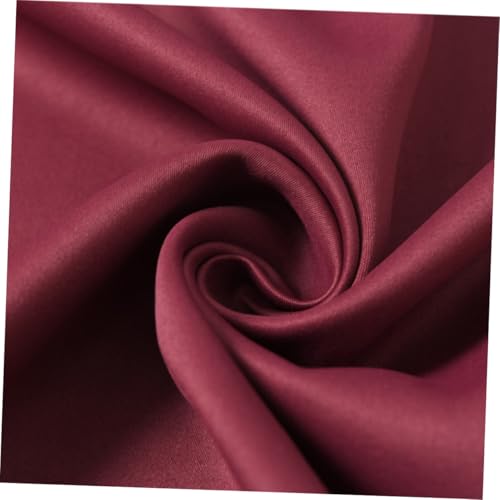 Rideau occultant thermique lin épais œillets isolant rouge vin - 8