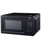Total Chef Microwave Oven, 700 Watts, 0.7 Cubic Foot / 20 L, Digital Touchscreen Controls, 6 Pre-set...