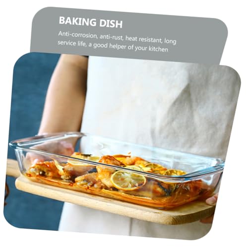Plat de cuisson verre rectangulaire pour pâtisserie et service SOIMISS - 7