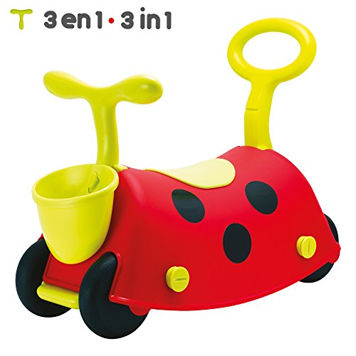 Colorbaby - Correpasillos andador Mariquita 3 en 1 (85104)