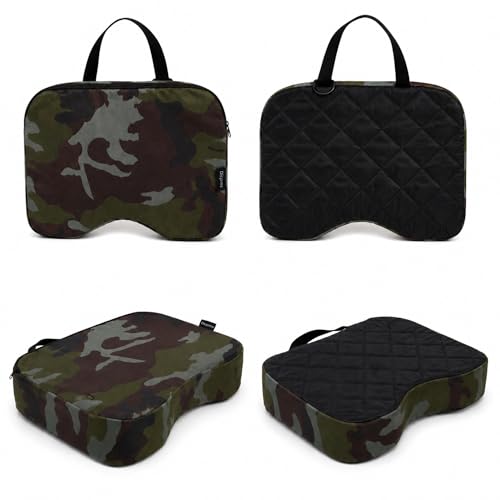 Image of Hunting Seat Cushion,Thickening Lightweight Pad, Waterproof Oxford Cloth & High-Density Sponge, Portable for Hunting, Camping, Stadium