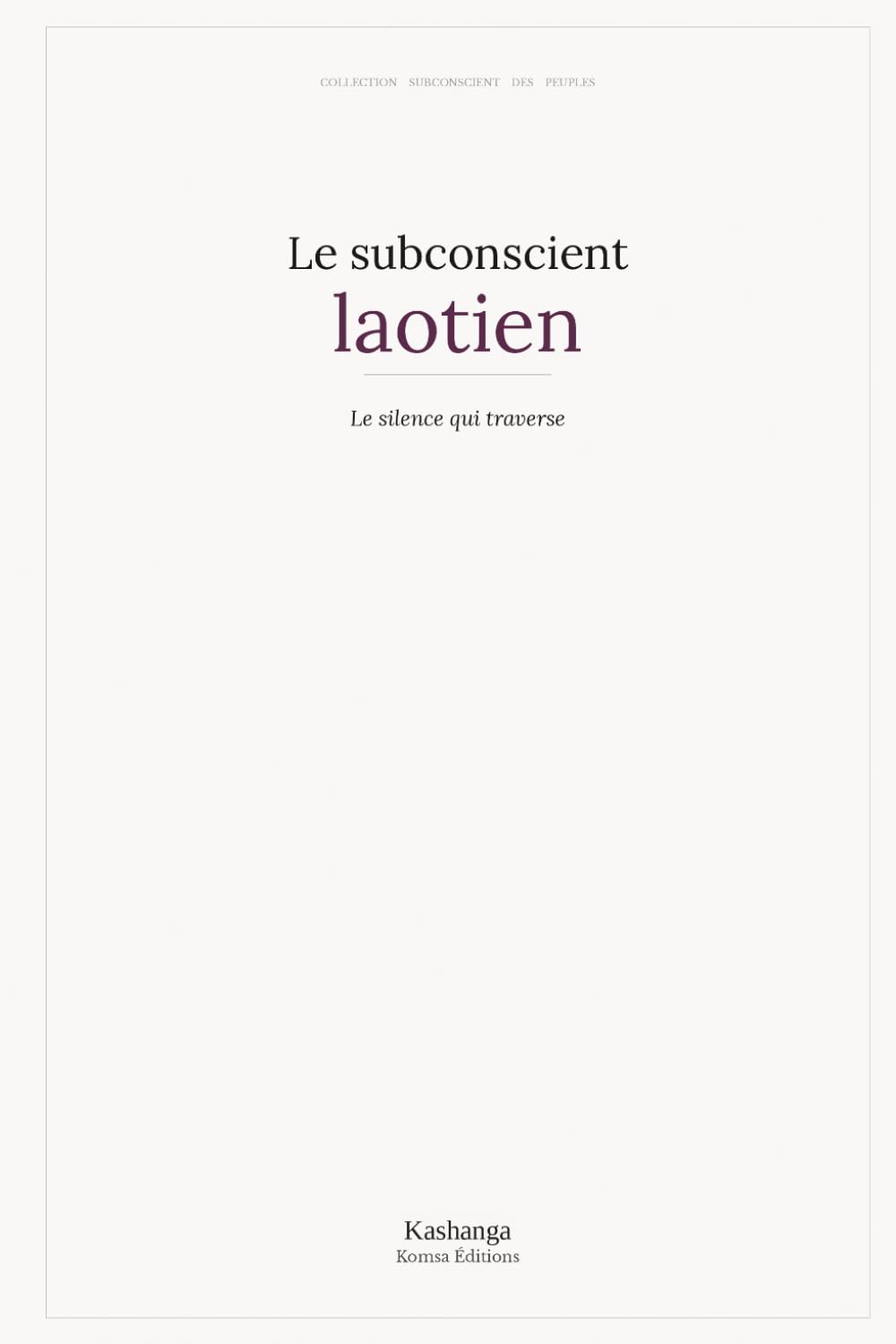 Le subconscient laotien