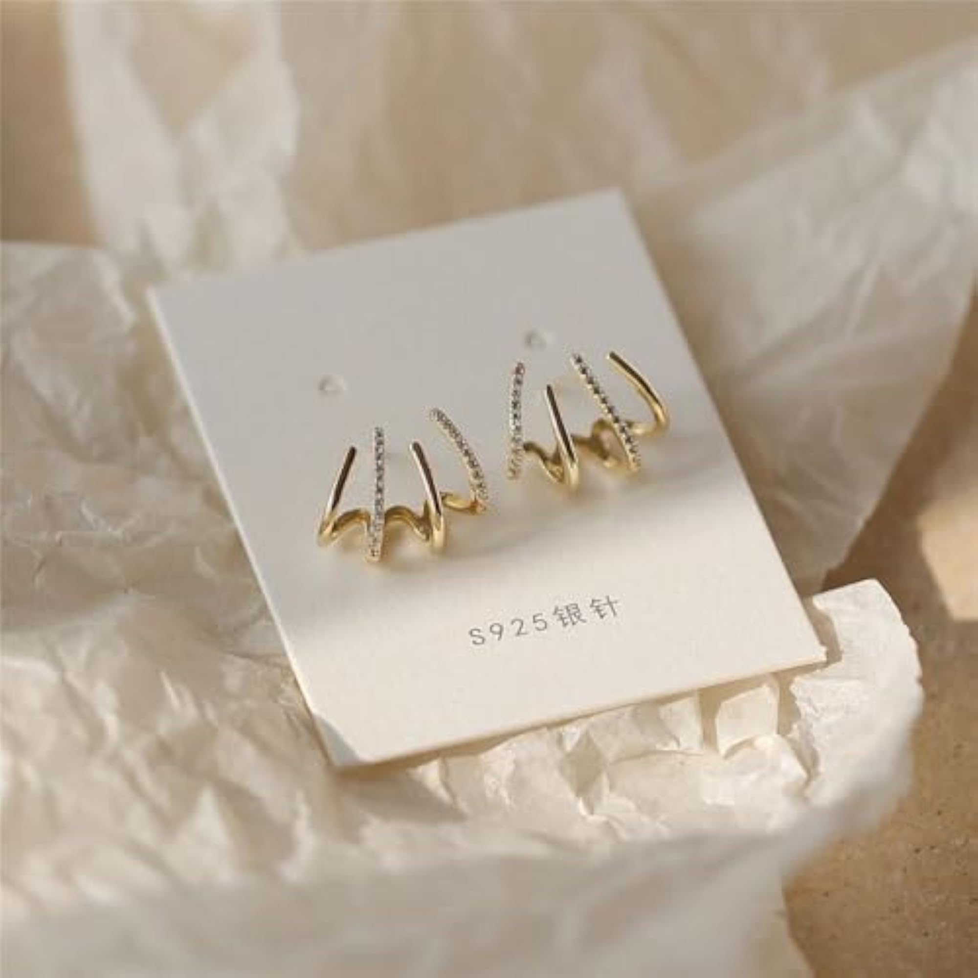 Women's Minimal Alloy Stud Earrings, Simple Design