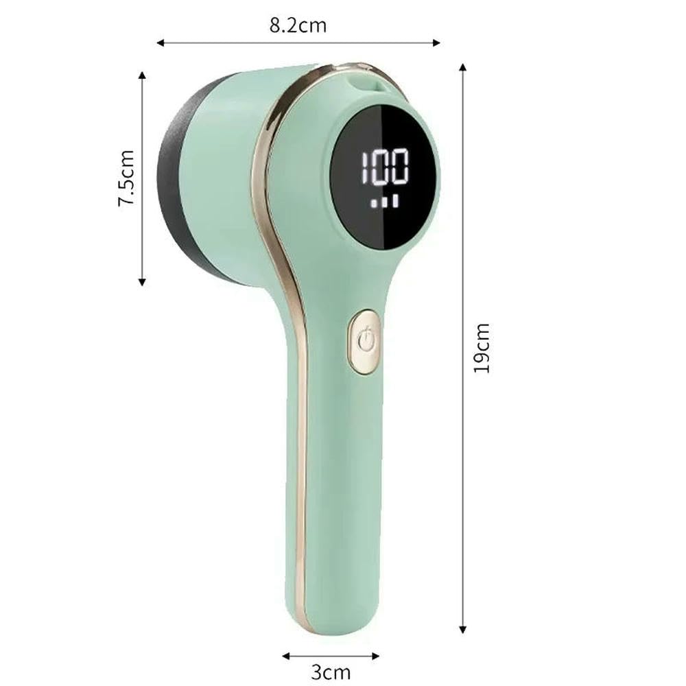 Quitapelusas eléctrico JJDFW con LED Digital Recargable para Ropa, suéteres, Telas y más.