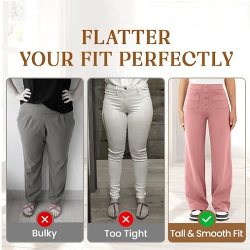 Flexipants - Women's Casual High Waist Stretch Pants, Flexi Pants for Women, Bloomydove Flexipants Women Petite2