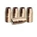 WeldingCity 5 Gas Nozzles 169-715 169715 1/2" for Miller and Hobart MIG Welding Guns