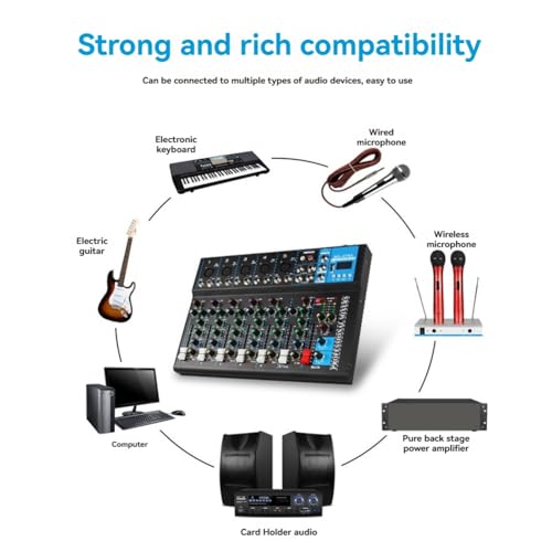 Mélangeur audio 7 canaux pour résoudre les problèmes de capture sur PC