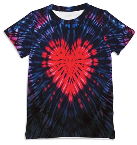 Image of Ainuno Graphic Tees for Boys Girls Kids 7-14Y, Summer Short Sleeve T Shirt Cool 3D Print