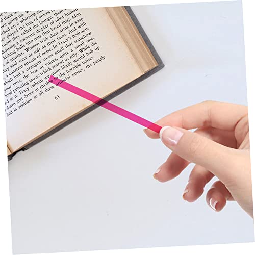Hemoton 2 Coloridas De Livros Coloridos Para Fichários Tiras De Destaque Adesivos De Leitura Separad
