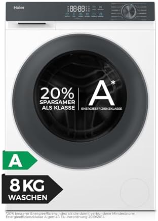 Haier Front Loading Washing Machine 8 kg I G3 Series I A -20%, 1,...