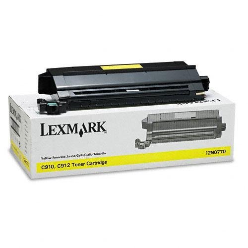 Toner 12N0770 Lexmark jaune : résolvez les pannes de cartouche grâce aux 14000 pages