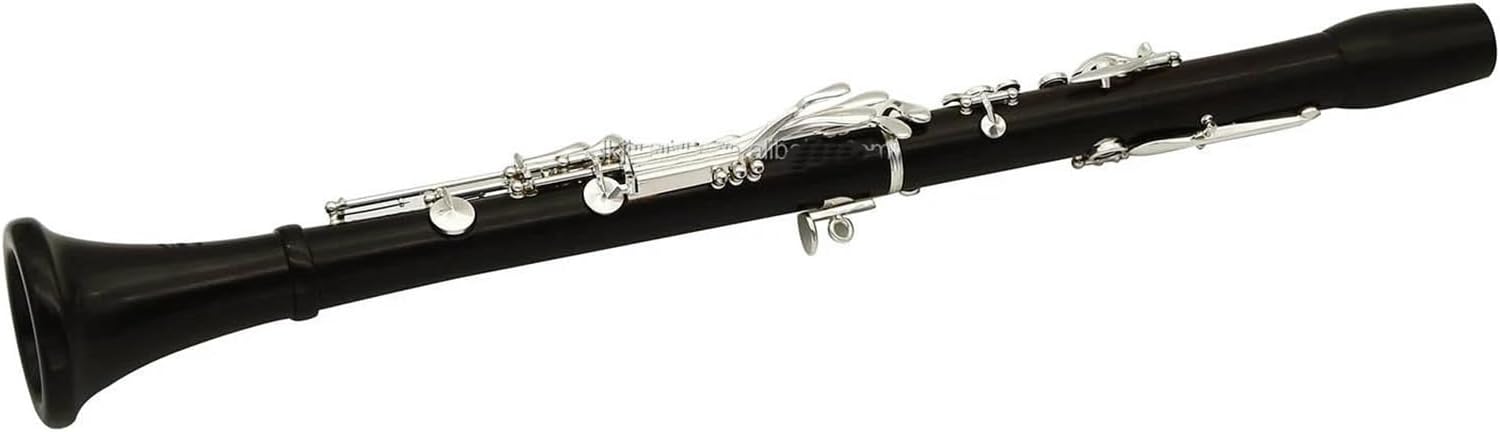 Professional woodwind instrument clarinet 18 keys ebony body tone Bb Clarinet