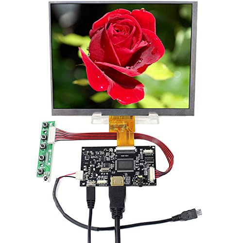 Image of VSDISPLAY 8 inch 1024X768 IPS LCD 8 inch HJ080IA-01E with Controller Board