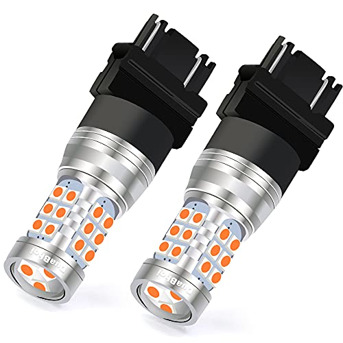 Duabhoi 3157 Led Bulb Turn Signal 3057 T25 3056 3156 4157 3457 4057 Super Bright 27Smd 3030Chipset For Car Rv Comper Backup Reverse Tail Front Rear Parking Stop Light Amber Yellow 2Pcs #TOP6