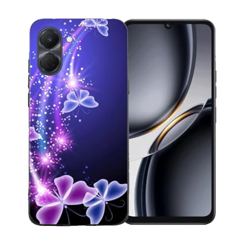 LCEHTOGYE �K�p Tecno Spark Go 3�p�P�[�X�A�K�p Tecno Spark Go 3 (6,75")�ƌ݊����̂��钴���^�u���b�N�\�t�gTPU�V���R���Q���P�[�X�ی�J�o�[ - BST7