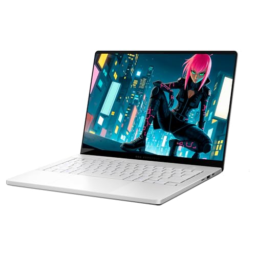 Image of ASUS ROG Zephyrus G14 Copilot+ Gaming Laptop, AMD Ryzen AI 9 HX 370, 32 GB LPDDR5X RAM, 4 TB PCIe SSD, 14 inch 3K (2880X1800) OLED 120Hz, NVIDIA G-Force RTX 5080, RGB Keyboard, W11 Home + Traix Mousepad
