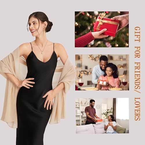 image for Pukguro Shawls and Wraps for Evening Dresses Womens Formal Lightweight