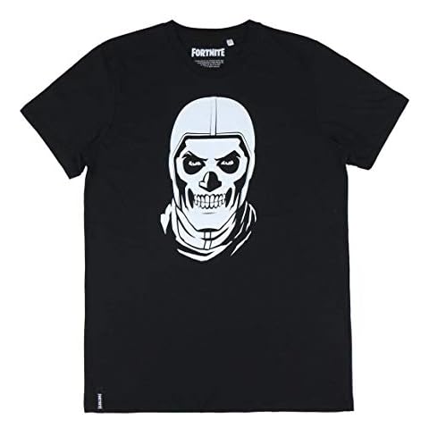Camiseta Negra para Niños, Diseño Premium Calavera Skull Trooper Cover