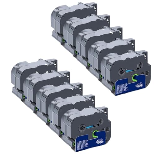 10PK 36mm 261 ~l[gx v^ TZe261 TZ261 J[gbW{ƌ݊(Black on Clear)