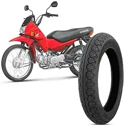 Pneu Traseiro Technic 3101 Tiger 80/100-14 C/Câmara Biz Pop