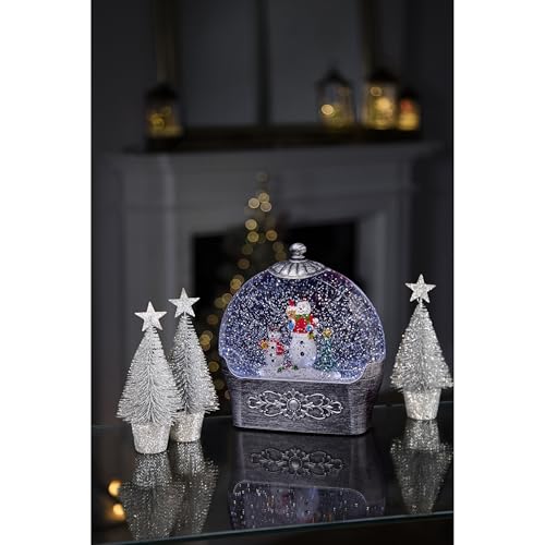 Spinner de agua con escena de muñeco de nieve, el regalo navideño ideal 2