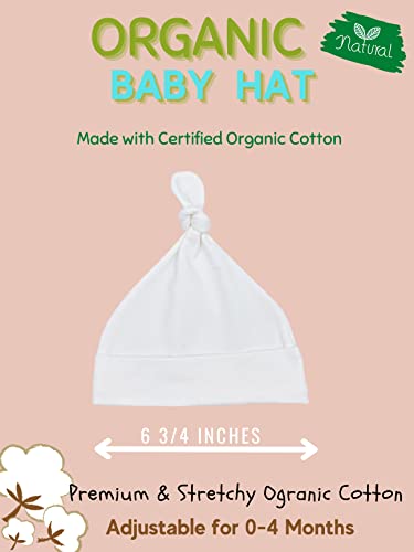 Organic Baby Hat for Boys/Girls/Newborns/Infant Hospital Hat (Mocha/Pumpkin)4
