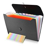 Girwu File Organizer, 13-Pocket Expanding Folder +Accordian Folder | Great for Home, Office, Travel & Classroom