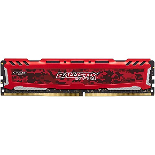 Crucial Ballistix Sport LT BLS8G4D240FSE Memoria Gaming per Computer Fissi...