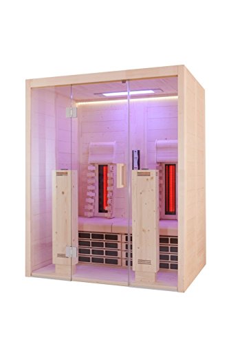 Preisvergleich Produktbild Infrarotkabine VitaMy 164 S & L Vollspektrumstrahler Massivholz Sound Light