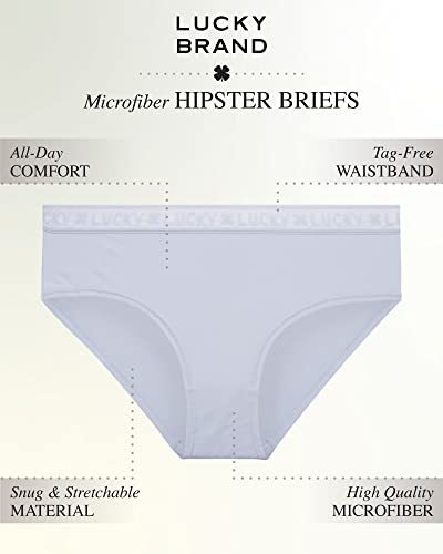 Image of Lucky Brand Women's Underwear - 5 Pack Microfiber Hipster Briefs (S-XL)