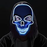 【Máscara de Halloween】El diseño único de la máscara de terror led con la sudadera con capucha hace que el ambiente de la película sea aterrador para una divertida fiesta de Halloween. No dude en ponerse en contacto con nosotros si tiene alguna pregunta.