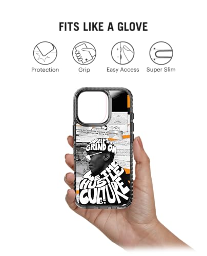Image of DailyObjects We The Hustle Cultre Stride 2.0 Magnetic Case Cover Compatible with iPhone 16 Pro Max | Wireless Charging Slim Back Cover | 2 Layer Edge Protection & Shockproof