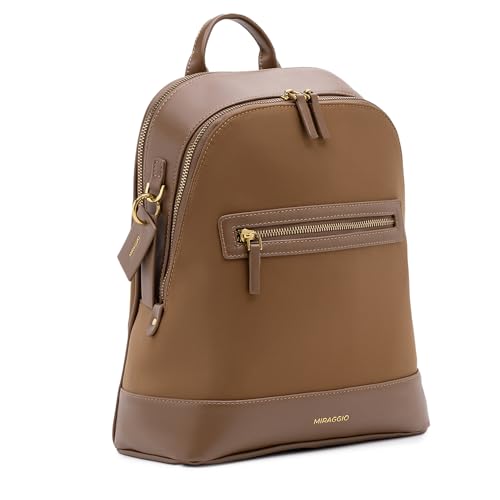 Image of Miraggio Sloane Solid Backpack For Women Fits Upto 13 Inches Laptop With Adjustable Strap | College Bag For Women | Women Backpack For Office Travel & Everyday Use