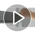 Joydeco No Drill Zebra Blinds for Windows, Cordless Day & Night Dual Sheer Roller Shades, Easy Installation, Free-Stop Lift System, Light Filtering Privacy Blinds for Home(White,33" W x 75" H)