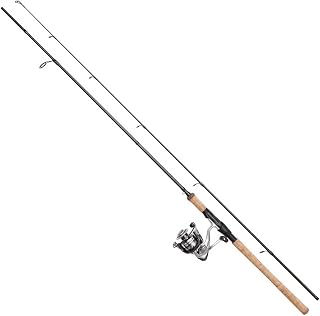 DAM Impressa Classic Spinning Combo, Freshwater Angler Fishing Rod & Reel Pike Perch & Zander, Strong Leightweight & Versatile, Black, 1.80m - 2.7m Moderate Fast Rod, 1000-3000 Size Reel
