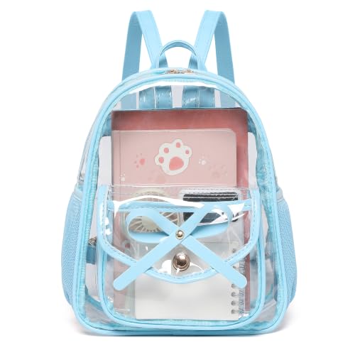 Image of I IHAYNER Girls Bowknot Cute Leather Backpack Mini Backpack Purse for Women