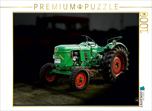 CALVENDO Puzzle Oldtimer Traktor Deutz 1000 Teile Puzzle quer | Lege-Größe cm Foto-Puzzle für glückliche Stunden