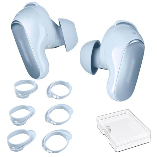 AhaStyle Bose QuietComfort Ultra Earbuds ��2���� (2025) ����� QuietComfort Ultra Earbuds (2023) �p�C���[�t�b�N�y�g�їp���[�P�[�X�t���zS/M/L�T�C�Y�e1�g�A�v3�g���� 