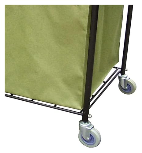 Chariot à linge professionnel en acier renforcé pour hébergement